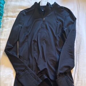 Athleta long Sleeve Quarter-Zip Top EUC